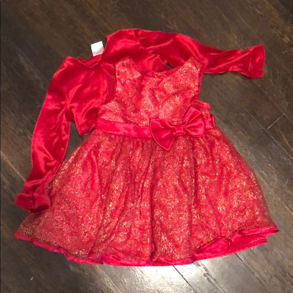 2-Piece Set! Dress & sweater. Perfect for holidays